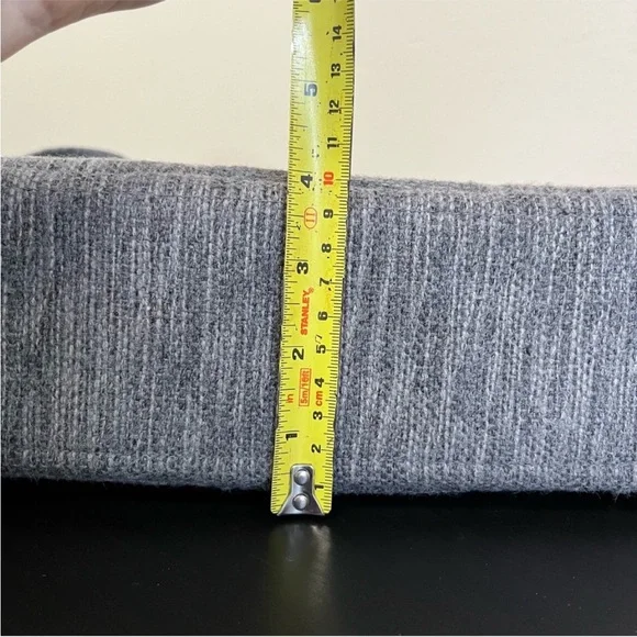 Vintage Au Terroir Hand Loomed Wool Tote Bag - Made in Quebec Canada 🇨🇦 - Picture 13 of 13